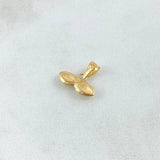Pendant Eyes Santa Lucía 0.35gr / 1/2 in / 18K Gold ©