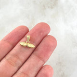 Pendant Santa Lucia Eyes 0.35gr / 1cm / 18K Yellow Gold ©