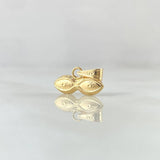 Pendant Santa Lucia Eyes 0.35gr / 1cm / 18K Yellow Gold ©