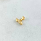 Pendant Santa Lucia Eyes 0.3gr / 1cm / 18K Yellow Gold