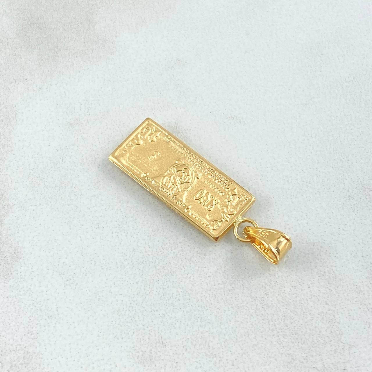 Pendant Dollar 1.4gr / 3cm / Yellow Gold 18K