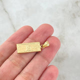 Pendant Dollar 1.4gr / 3cm / Yellow Gold 18K