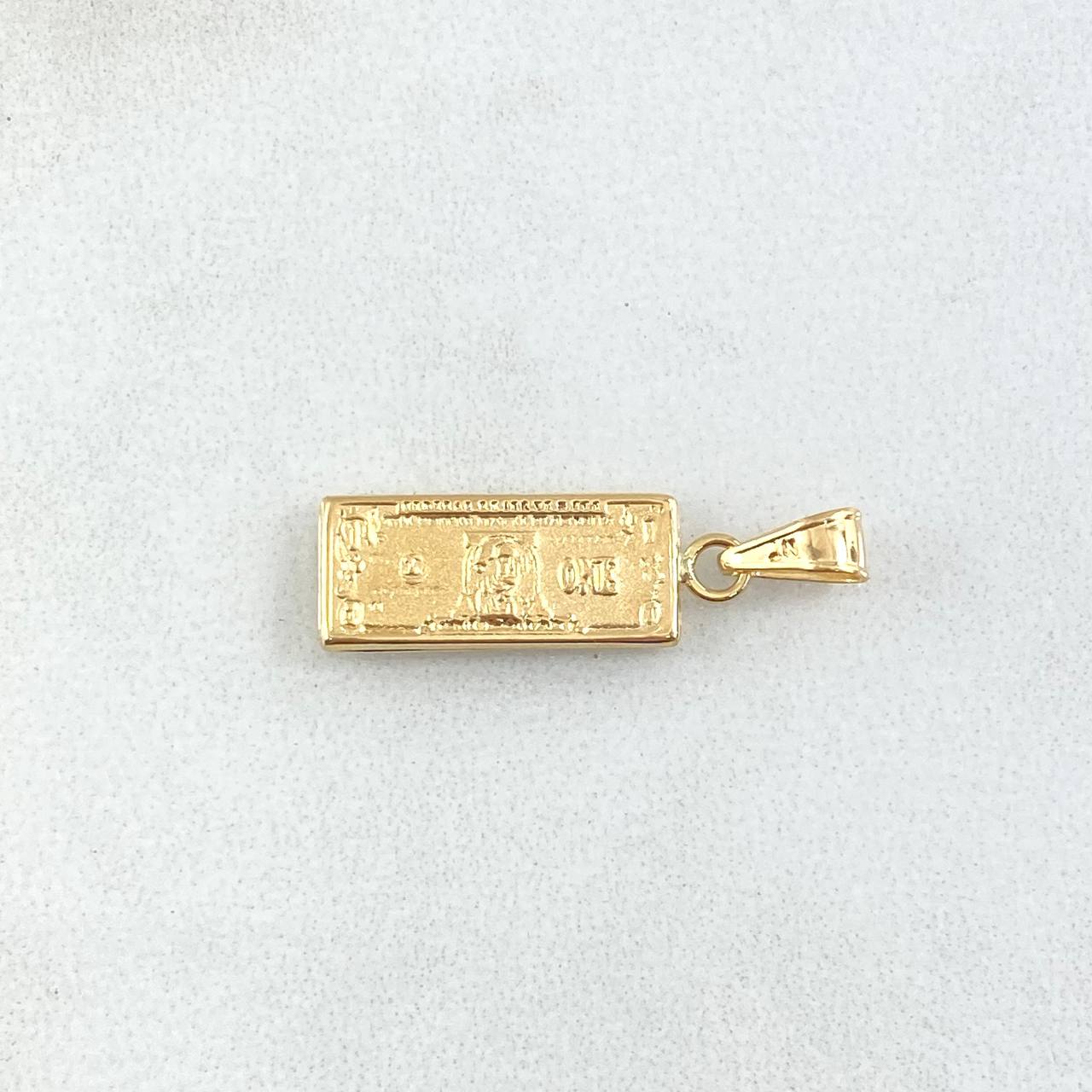 Pendant Dollar 0.8gr / 0.9in / 18K Gold ©