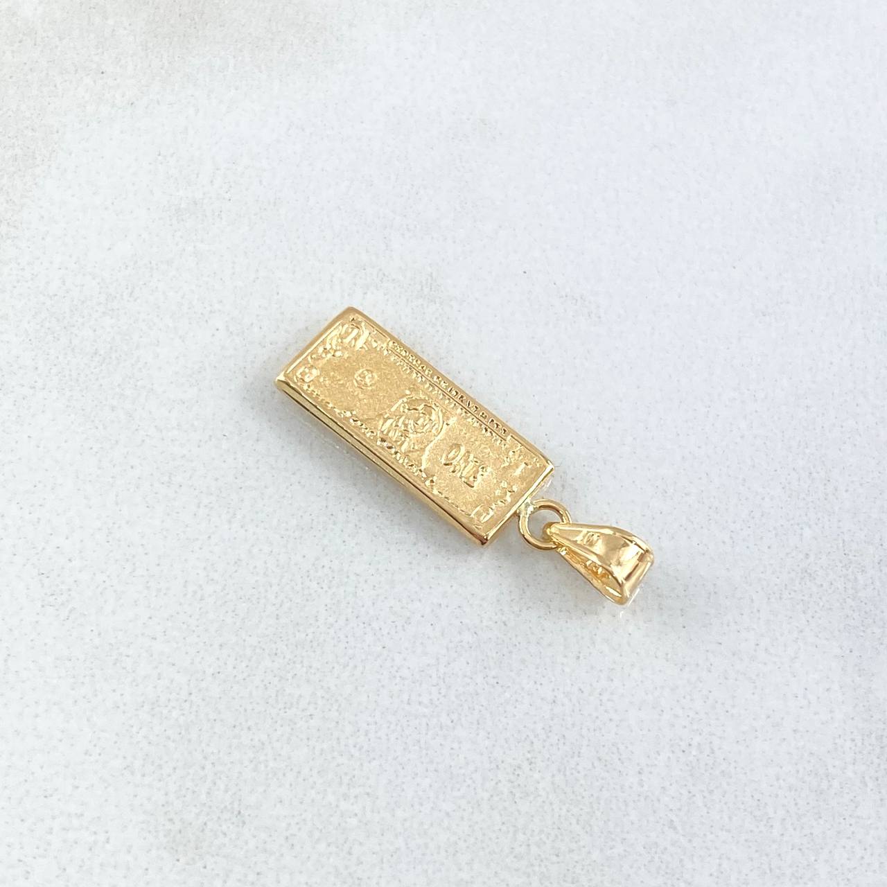 Dije Dólar 0.8gr / 2.3cm / Oro Amarillo 18K