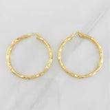Hoop Earrings Mai 5.6g / 2 in Yellow Gold 18K