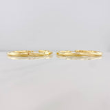 Hoop Earrings Mai 5.6g / 2 in Yellow Gold 18K