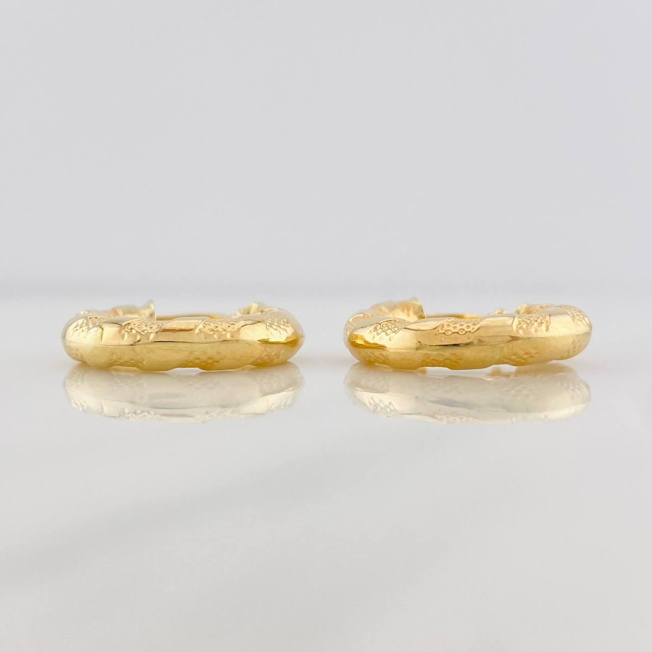 Hoop Earrings Noel 2g / 3/4 in Yellow Gold 18K