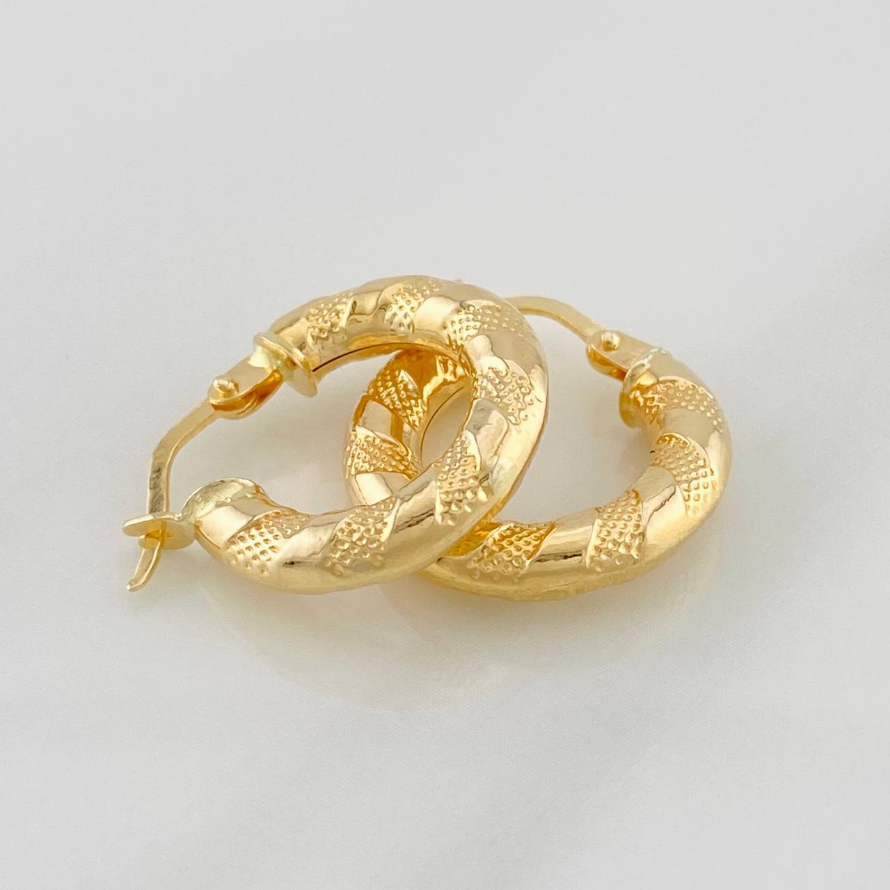 Hoop Earrings Noel 2g / 3/4 in Yellow Gold 18K