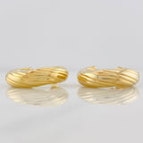 Hoop Earrings Rudi 4.2g / 3/4 in Yellow Gold 18K