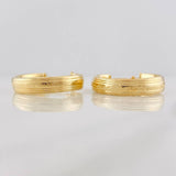 Hoop Earrings Winter 2.9g / 1 1/4 in 18K Yellow Gold