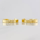 Hoop Earrings Screw 3.25g / 1 1/4 in 18K Yellow Gold