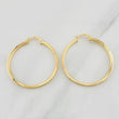 Hoop Earrings Miku 2.7g / 1 1/2 in 18K Yellow Gold
