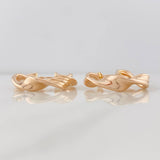 Hoop Earrings Azir 4.6g / 1 1/4 in 18K Rose Gold