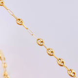 Rosary GC Miraculous Virgin 7.2g / 22 in / 4.1mm Yellow Gold 18K