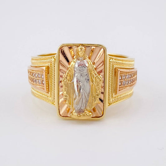 Miraculous Virgin Ring 7.8g / T9 Three Golds 18K
