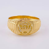 Anillo Correa Corona 4.1g / T6 3/4 Oro Amarillo 18K