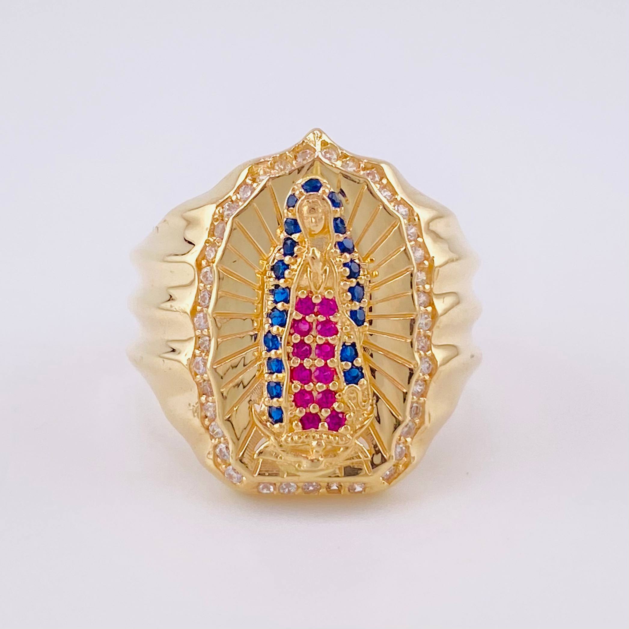 Anillo Virgen Guadalupe 6.15g / T6 1/2 Oro Amarillo 18K