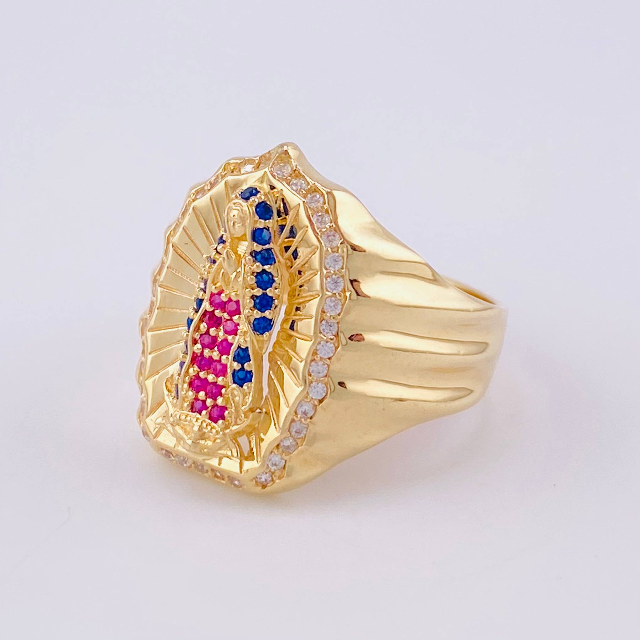 Anillo Virgen Guadalupe 6.15g / T6 1/2 Oro Amarillo 18K