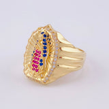 Anillo Virgen Guadalupe 6.15g / T6 1/2 Oro Amarillo 18K