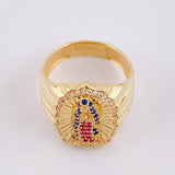 Anillo Virgen Guadalupe 6.15g / T6 1/2 Oro Amarillo 18K