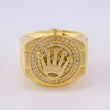 Anillo Cinturón Corona 7g / T5 3/4 Oro Amarillo 18K
