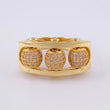 Anillo Trio Bolas de Fuego 8.8g / T8 1/2 Oro Amarillo 18K