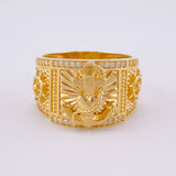 Anchor Heart Ring 8.9g / T9 Yellow Gold 18K
