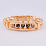 Beads Bracelet Fireball 80g / 7 1/2 in / 9.45mm Rose Gold 18K