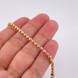 Pulso Militar Media Luna 6.55g / 7 1/2 in / 3mm Oro Rosa 18K