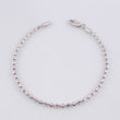 Pulso Militar Media Luna 6g / 7 3/4 in / 3mm Oro Blanco 18K
