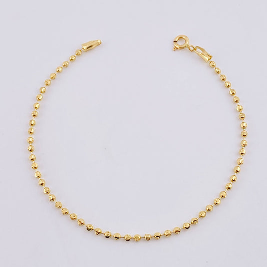 Pulso Militar Media Luna 2.1g / 6 1/4 in / 2mm Oro Amarillo 18K