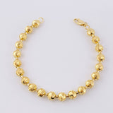 Bracelet Military Half Moon 16.65g / 8 in / 7mm Yellow Gold 18K