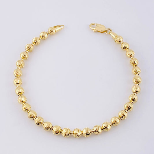 Pulso Militar Media Luna 8.45g / 6 3/4 in / 5mm Oro Amarillo 18K