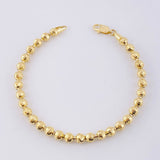 Pulso Militar Media Luna 8.6g / 7 1/4 in / 5mm Oro Amarillo 18K