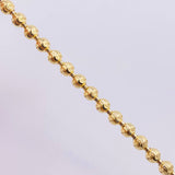 Pulso Militar Media Luna 8.45g / 6 3/4 in / 5mm Oro Amarillo 18K
