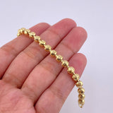 Pulso Militar Media Luna 8.6g / 7 1/4 in / 5mm Oro Amarillo 18K
