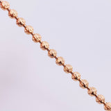 Pulso Militar Media Luna 8.85g / 7 1/4 in / 5mm Oro Rosa 18K