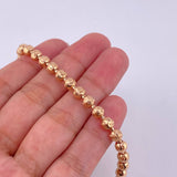 Pulso Militar Media Luna 10.55g / 8 in / 5mm Oro Rosa 18K