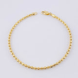 Pulso Militar Media Luna 6.05g / 7 3/4 in / 3mm Oro Amarillo 18K