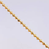 Pulso Militar Media Luna 6.05g / 7 3/4 in / 3mm Oro Amarillo 18K