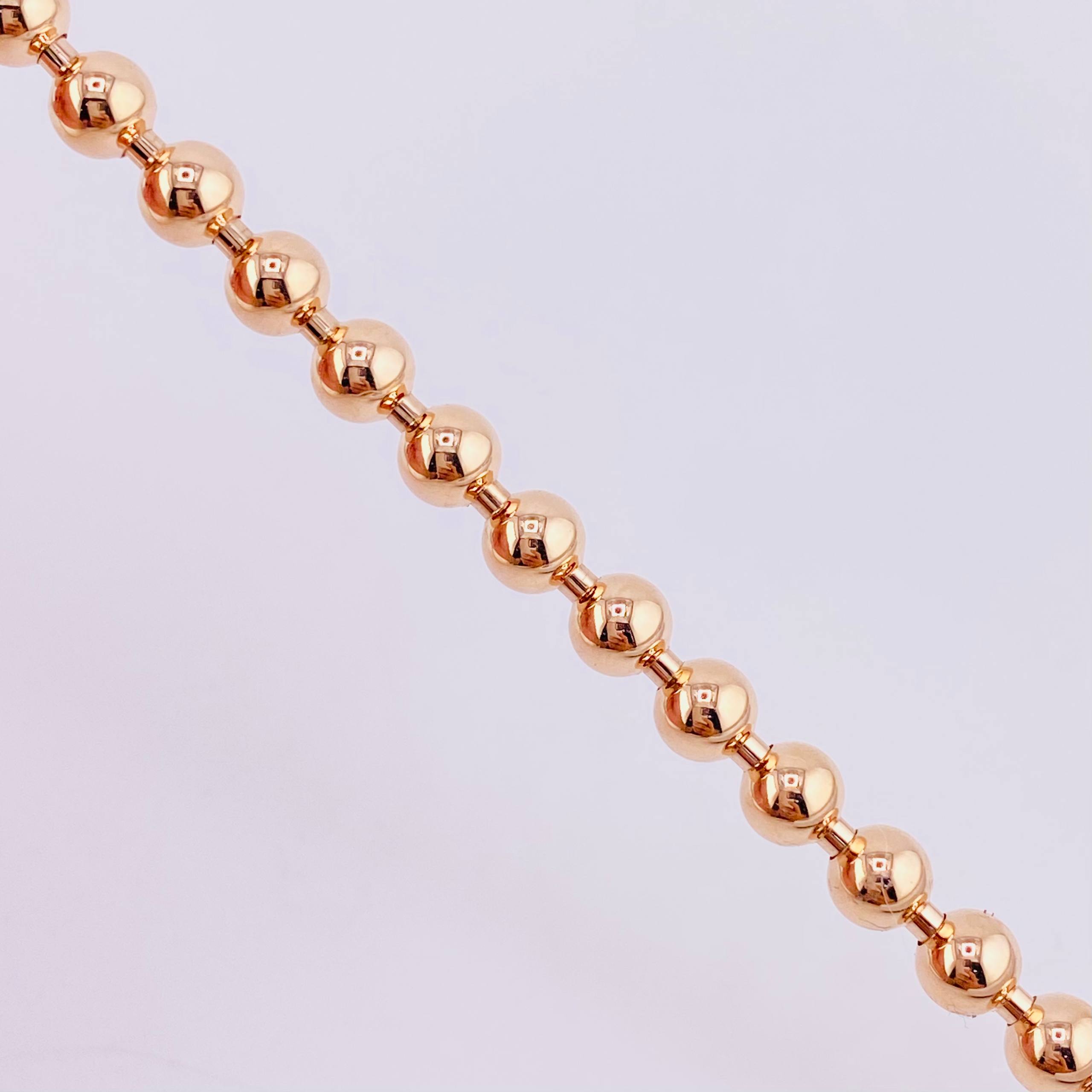 Military Chain 40.3g / 28 in / 5.05mm Rose Gold 18K