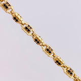 Rustic Cylinder Chain 53g / 26 in / 5mm Yellow Gold 18K