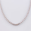 Half Moon Military Chain 18.4g / 26 in / 2.95mm 18K White Gold