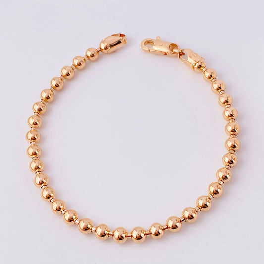 Pulso Militar 13.3g / 8 3/4 in / 5.05mm Oro Rosa 18K