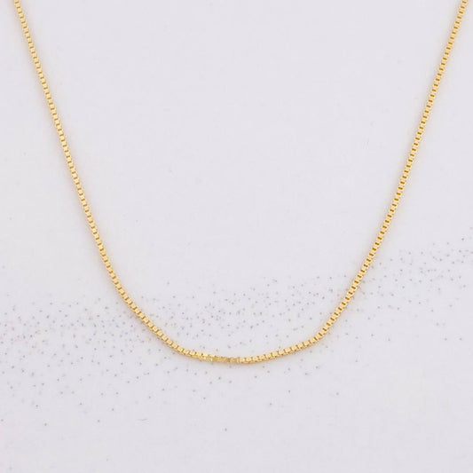 Cadena Veneciana 1.05g / 20 in / 0.6mm Oro Amarillo 18K