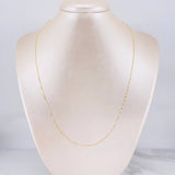 Cadena Veneciana 1.05g / 20 in / 0.6mm Oro Amarillo 18K