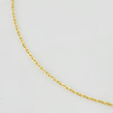 Bracelet Classic Link Dense 1.55g / 17cm - 20cm / 0.7mm Yellow Gold 18K