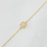 Bracelet Classic Link Dense 1.55g / 17cm - 20cm / 0.7mm Yellow Gold 18K