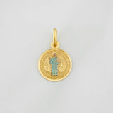 Dije San Benito 0.5g / 1.5cm Oro Amarillo 18K