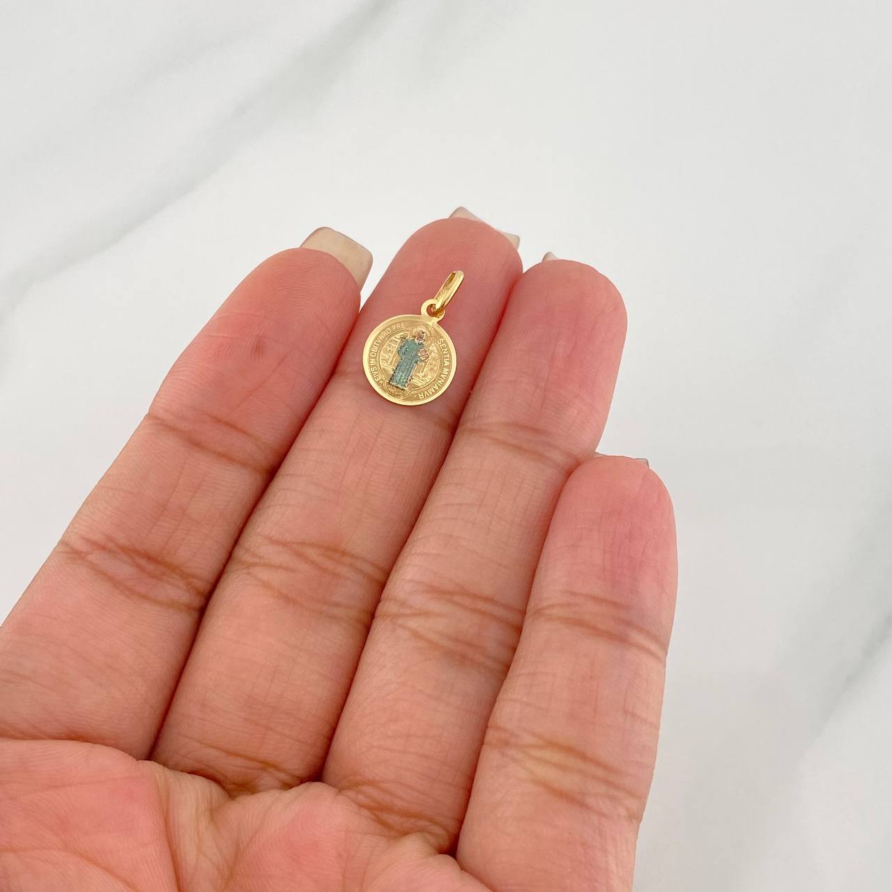 Pendant San Benito 0.5g / 1/2 in Yellow Gold 18K